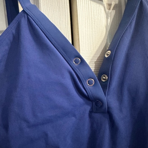 Xhilaration Royal Blue Swimsuit - Picture 2 of 7